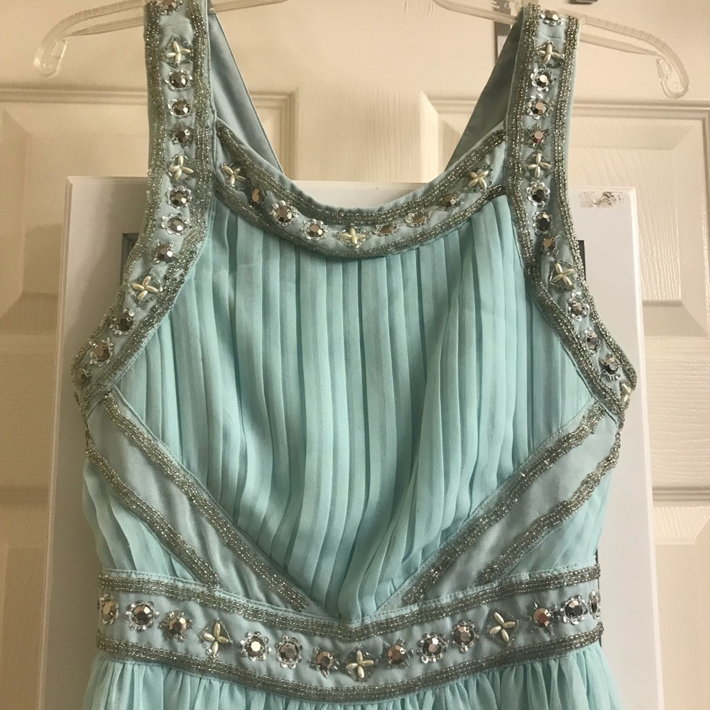 Forever 21 Mint/Silver Formal Dress
